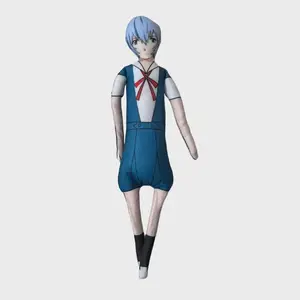 Anime EVA  Doll Asuka Langley Soryu Ayanami Rei Ikari Shinji Cosplay Doll Plush Stuffed Dolls Abstract Wire Skeleton Props