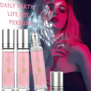 Women's Perfume, Pheromone Perfume, Roll-On Perfume Quick and precise absorption at targeted points Carry for daily outings and touch up anytime 0.34 fl oz per bottle Eau De Parfume Concentrated Fragrance Eau De Parfum