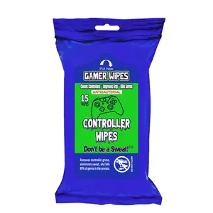 Video Game Controller Cleaning Wipes - Removes Dirt & Oil - Improves Grip!