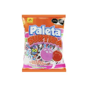 Mini Paleta Surtida Assorted Lollipops 50 piezas