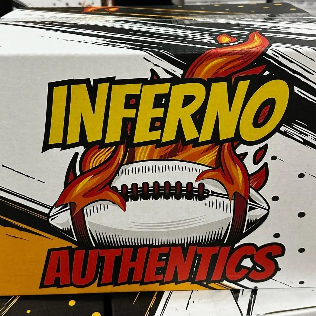 Pick Your Pair Sports Cards & FULL SIZE HELMENT INFERNO BX Autographs Memorabilia