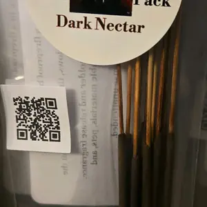 Gee's Scentis Dark Nectar 10 Pack 11 Inch Incense Sticks Hand Dipped with Love and Intention Premium Fragrance Oils 55 Mins Burn Time Long Lasting Venom Boom Scent