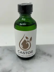 Cold Pressed Castor Oil, Hexane-Free, 2oz Dropper Bottle, Moisturizer for Dry Skin & Nourishing
