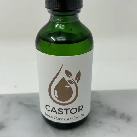 Cold Pressed Castor Oil, Hexane-Free, 2oz Dropper Bottle, Moisturizer for Dry Skin & Nourishing