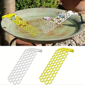 Float Bee Ladder Set, Floating Feature, Garden & Bird Bath Bees Cup, Colorful Insect Waterer, Honeybee Drinking Station, Butterfly Feeder, Bird Feeding Station, 2 Pieces