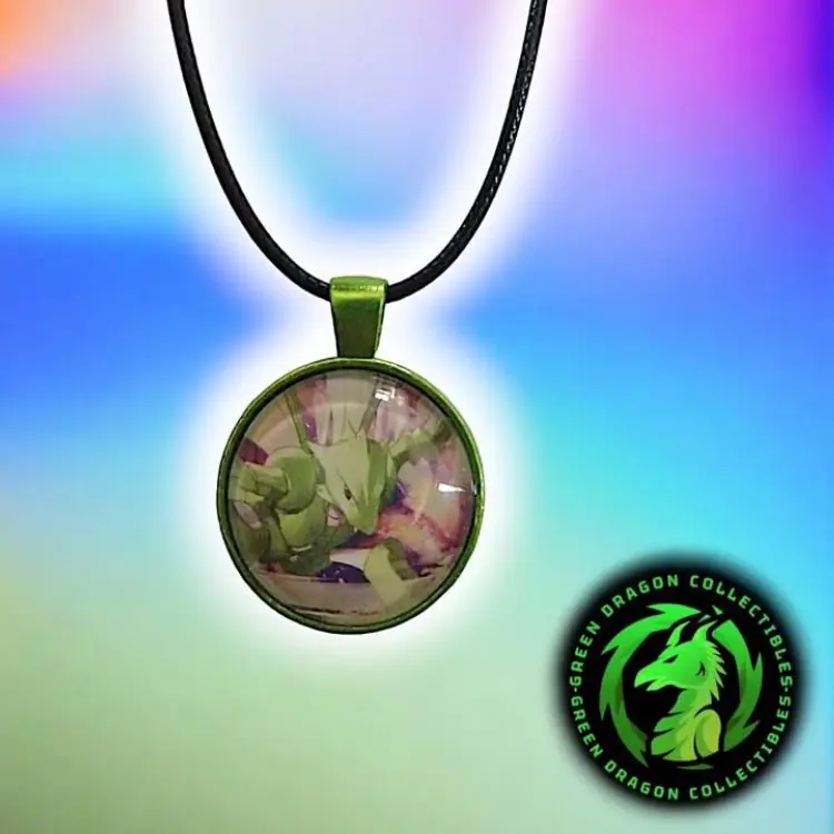 Pokemon Card Necklace - Scyther - TikTok Shop