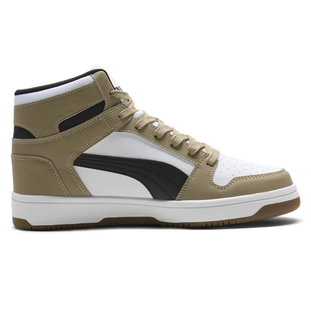 PUMA Mens Rebound Layup Lace Up Sneakers Shoes Casual - White