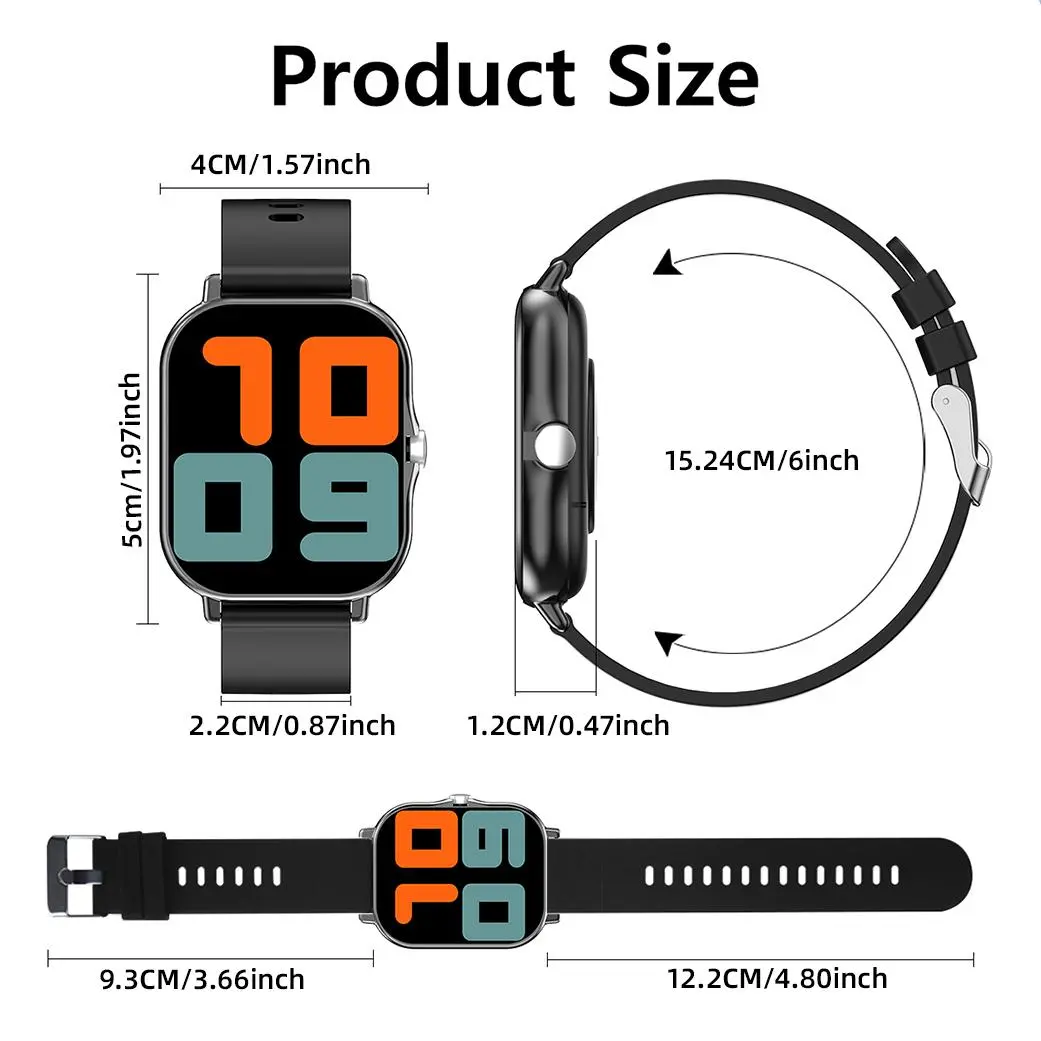 SIMSONLAB Multifunctional Touchscreen Sports Tracking Smartwatch, Digital Wristwatch with Weather Forecast & Music Control Function, Sports Smart Watch for Women & Men, Ideal Gift(Requires connecting mobile phone to control music & call) SIMSONLAB Multifunctional Touchscreen Sports Tracking Smartwatch, Digital Wristwatch with Weather Forecast & Music Control Function, Sports Smart Watch for Women & Men, Ideal Gift(Requires connecting mobile phone to control music & call)