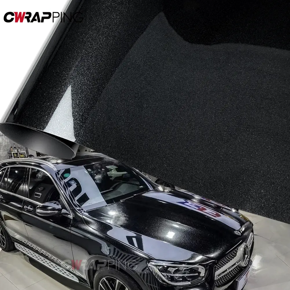 PET Car Vinyl Wrap High Glossy Black Waterproof Automotive Vinyl for Motorcycle Pearly Lustre Black Wrapping Foil Sticker Film