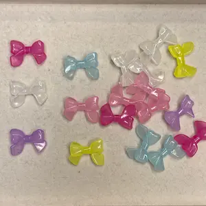 Jelly 3D bow beads