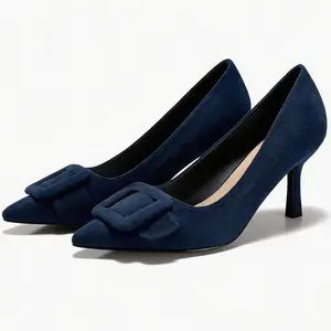 Coutgo Womens Closed Pointed Toe Pumps Stiletto High Heels Wedding Party Dress Shoes