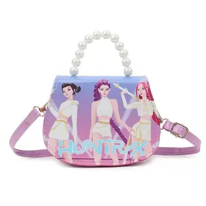 K-Pop mini messenger bag, Ruin, Mira, Zoey patterned shoulder bag, cute shoulder bag, wallet crossbody bag, Korean shoulder bag, Kpop children's casual handbag, birthday gift, girl shoulder bag gift