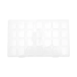 VOCOSTE Nail Rhinestones Storage Box 28 Girds, Nail Art Decoration Storage Box 1 Set