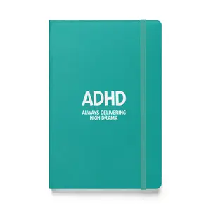 ADHD Hardcover bound notebook