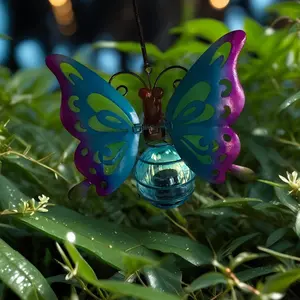 Solar Butterfly Light, Solar Garden Lamp, Hanging Butterfly Lights, Outdoor Solar Decorative Lights, Insect Decoration, Summer Decoration, Garden Glow Light, Outdoor Solar Led