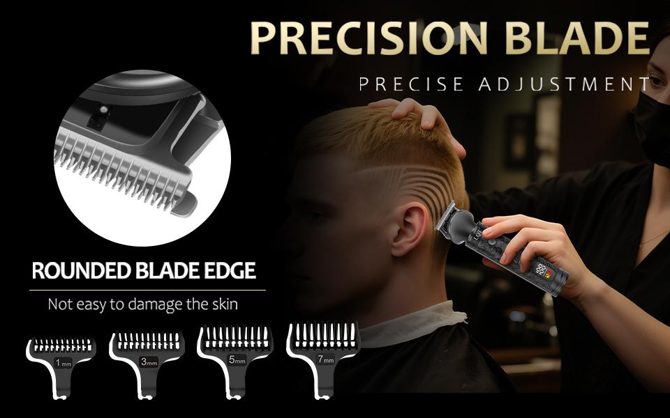 LQT Professional 10-in-1 Men's Grooming Kit, Vintage Hair Trimmer & Hair Clipper with Multiple Heads, LCD Display, Rechargeable All-in-One Barbershop Set