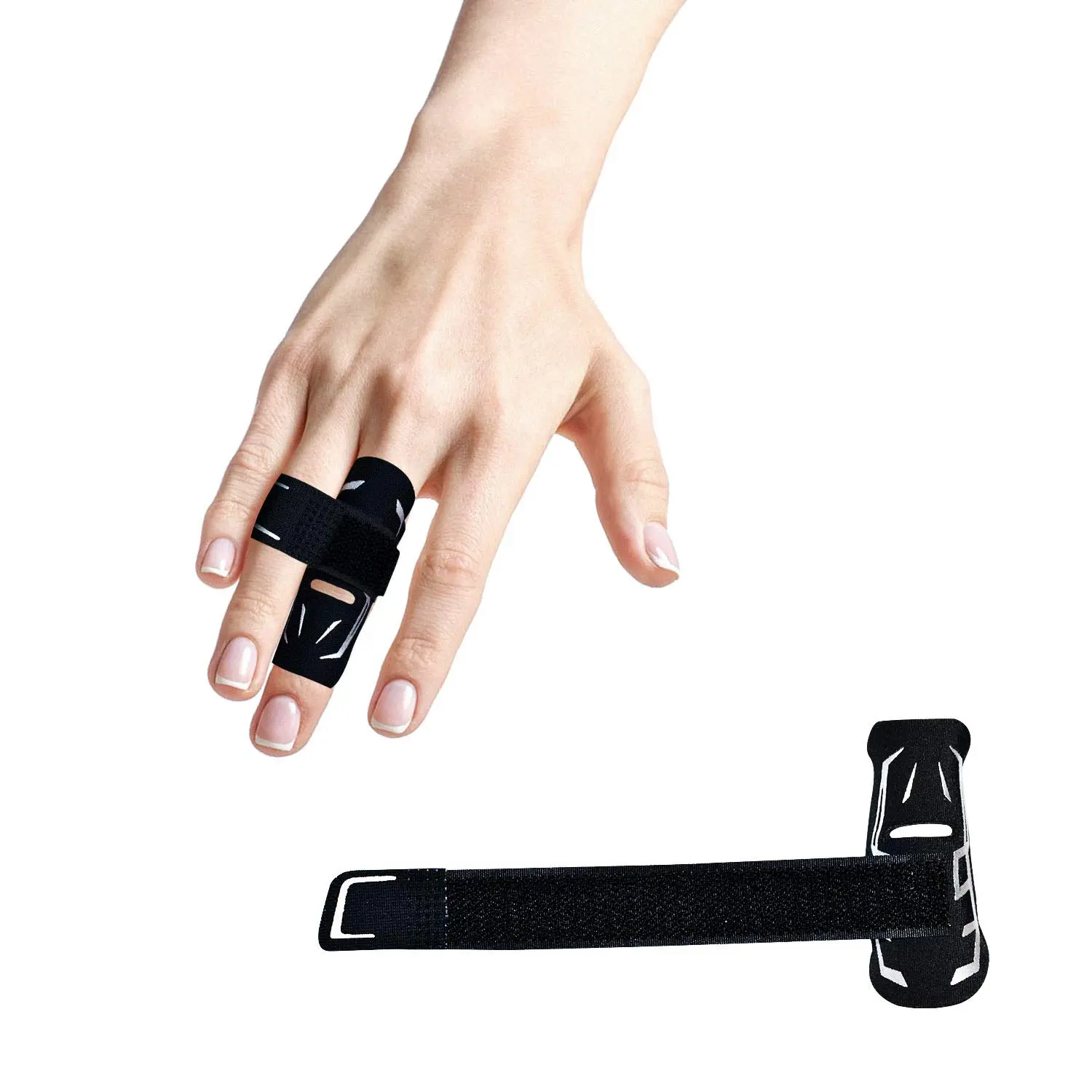 Finger Splint, Thumb Splint Brace for Finger Support, Trigger Mallet Finger Splints Wraps for Arthritis Sport Injuries Adjustable Finger Sleeves for Sports Basketball Volleyball Tennis - M Healthcare Cotton
