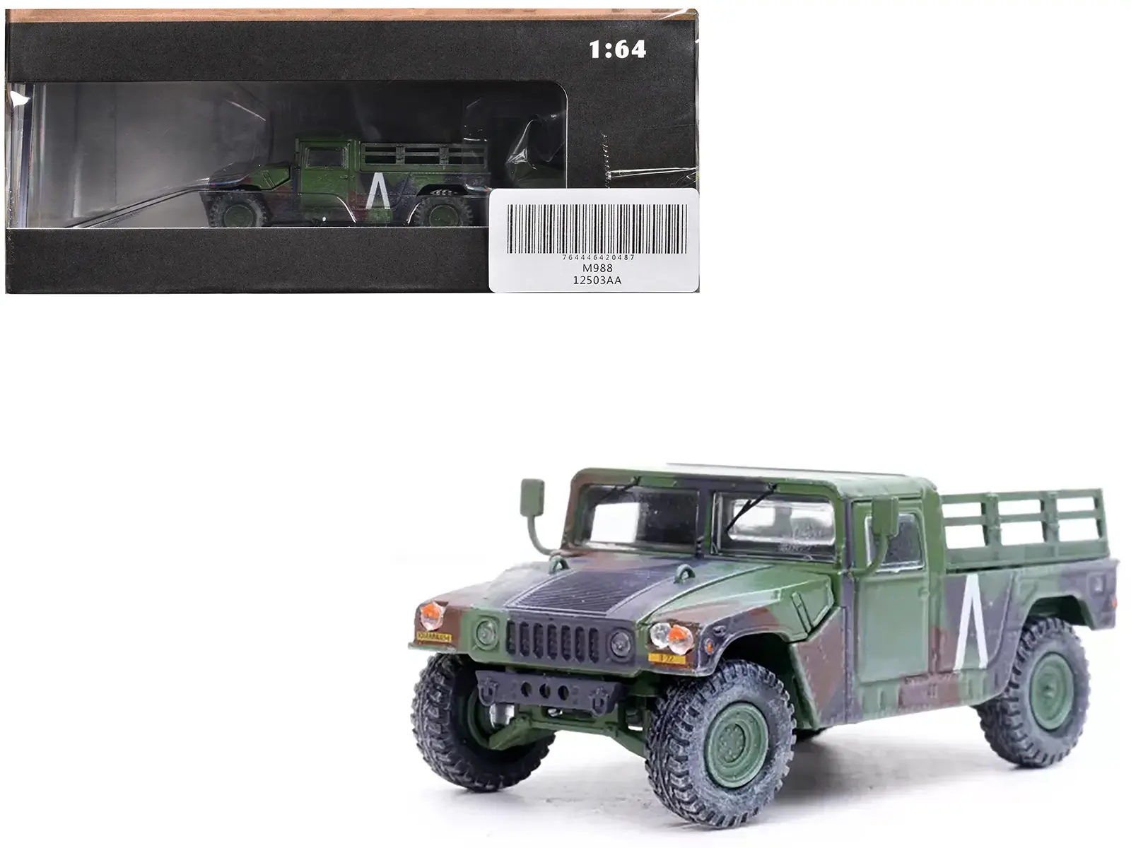 M998 HMMWV "Gulf War" (1991) United States Army "Military Miniature" Series 1/64 Diecast Model by Panzerkampf
