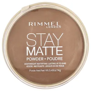 Rimmel London Stay Matte, Lightweight-Mattifying Powder, 031 Pecan, 0.49 oz (14 g)