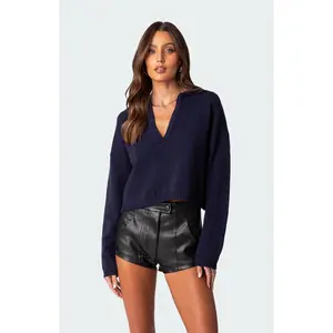 Edikted Women's Marcie Oversized Cropped Sweater