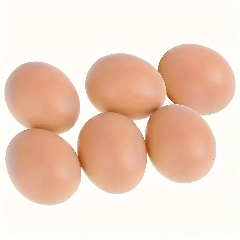 12pcs Fake Eggs for Chicken Coops, Chicken House Fake Eggs, Farm Animal Supplies, Cage Accessories, Guided Chicken Nests, Egg Decorations, Fake Egg Toys for Dogs