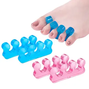 Pedicure Toe Separators for Bunion & Nail Polish - Orthopedic Gel Toenail Dividers, Soft Gel Pedicure Kit Suitable for Salon Supplies, Beauty Tools for Toenail Separation