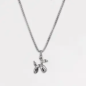 Balloon Dog Pendant Necklace - Unisex Fashion Statement Piece anime necklace