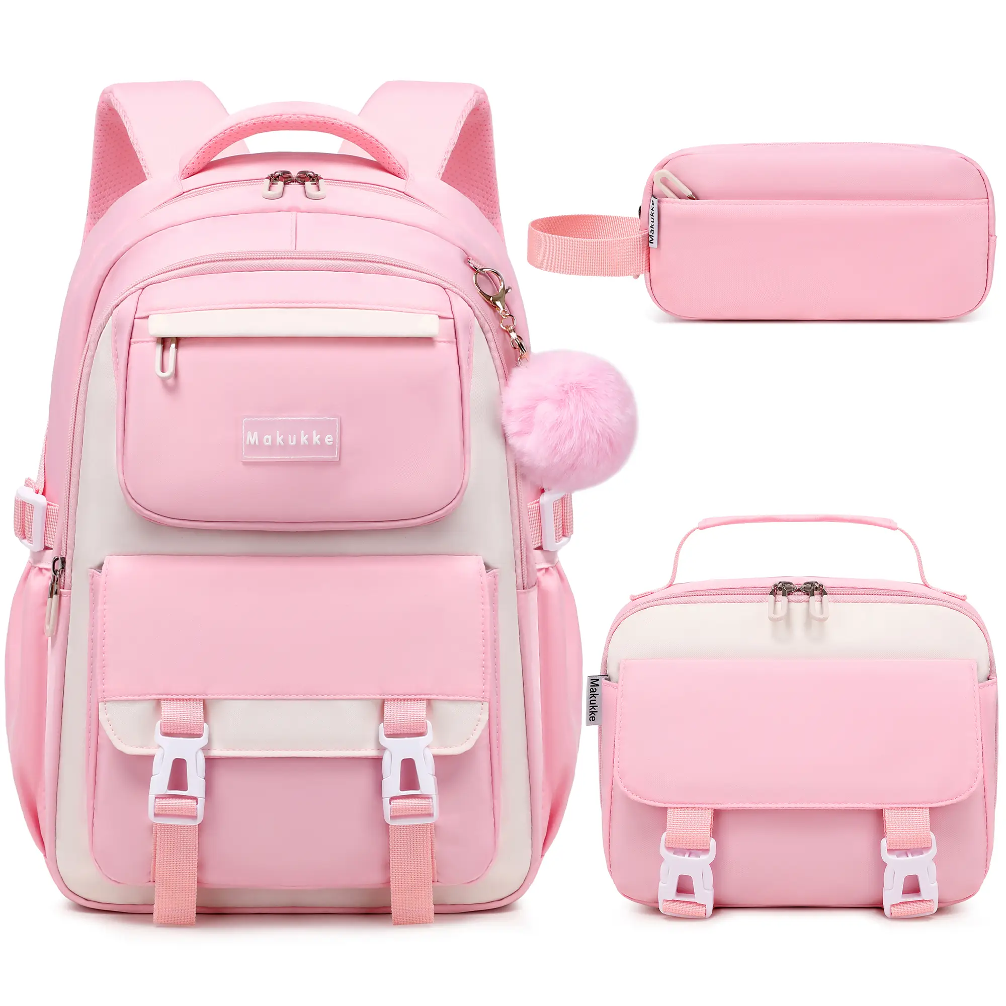 Makukke 2025 New Style Backpack for School - Summer Back to School Large Capacity School Bag - Fashionable Laptop Backpack for Women for Daily Use