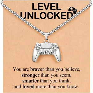 Game Controller Necklace for Boys, Gifts For Son Grandson Nephew Birthday Christmas Valentines Graduation