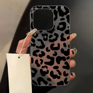 Leopard Print Phone Case Protector For iPhone 16 Pro Case iPhone 11 17 13 15 12 14 Pro Max 13 12 Mini Shockproof Matte Cover Soft Funda