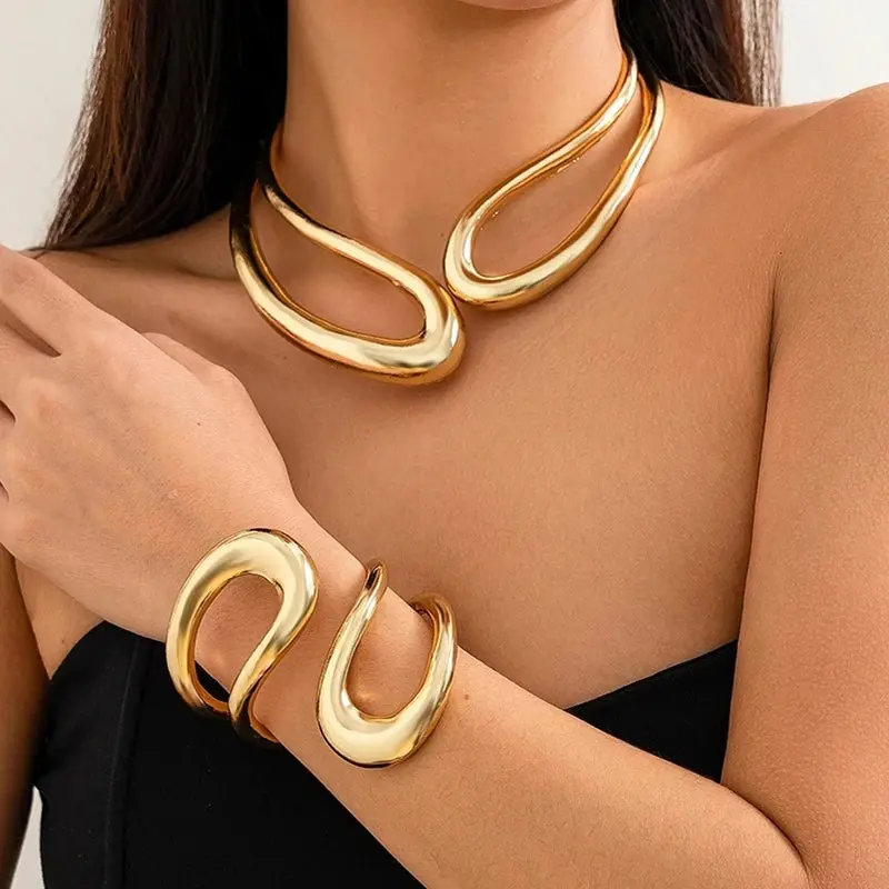 Open Necklace and Bracelet