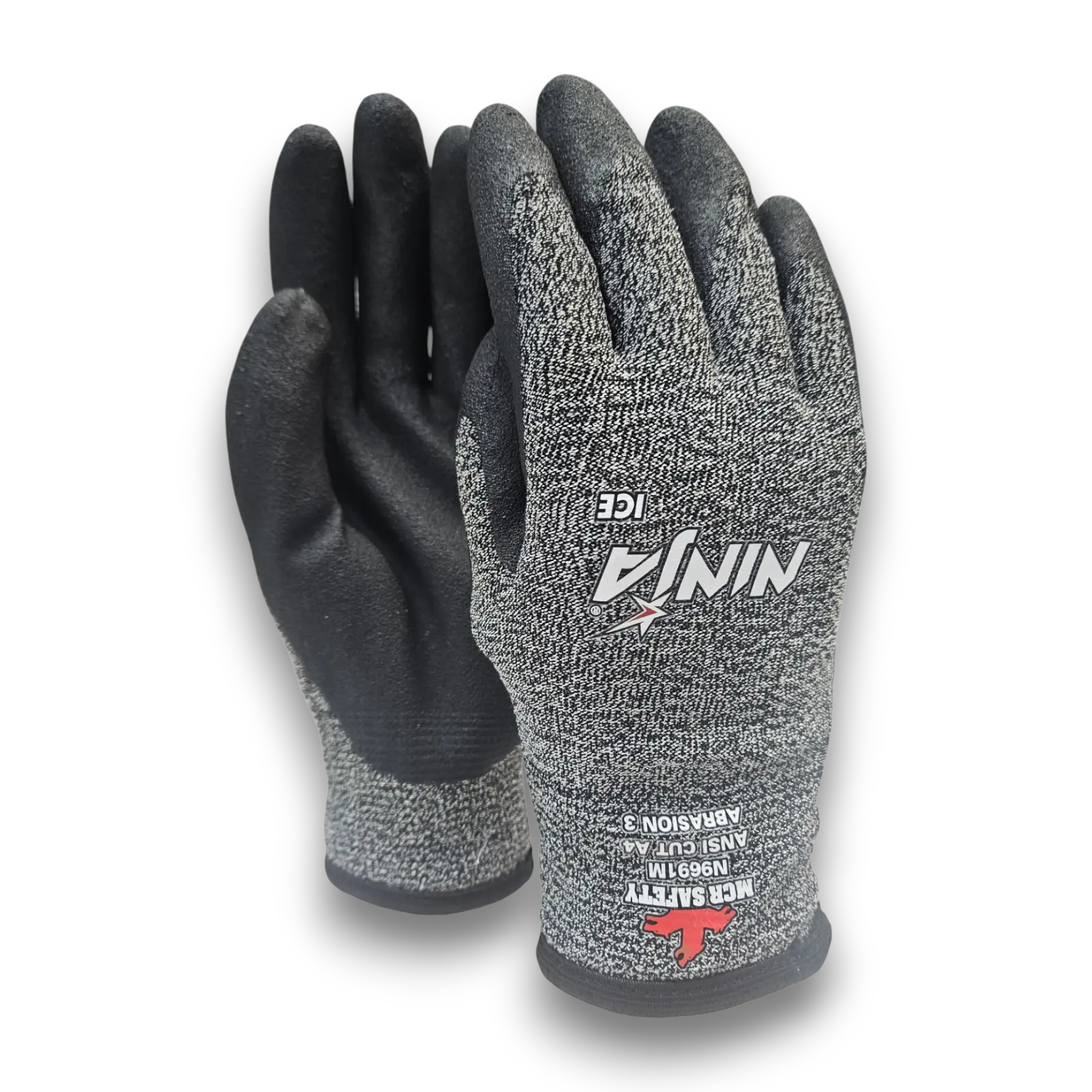 N9691 Ninja Insulated Work Gloves Cut level 4 Hypermax 1 Pair