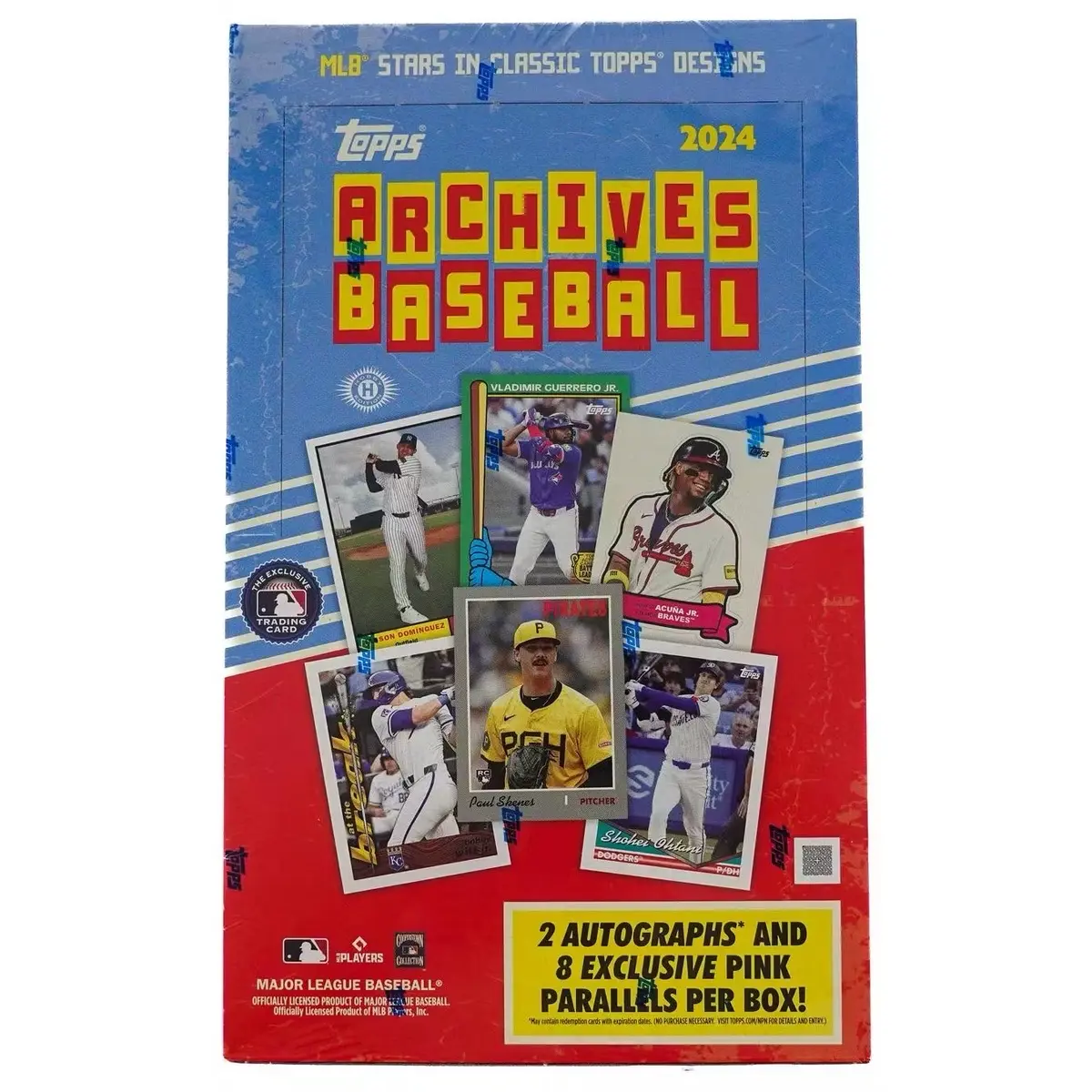Topps Archives 2024 Baseball Hobby Box - Collectible Baseball Cards & Accessories for Baseball Enthusiasts