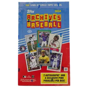 Topps Archives 2024 Baseball Hobby Box - Collectible Baseball Cards & Accessories for Baseball Enthusiasts