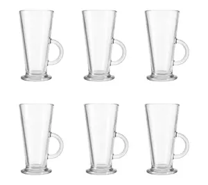 10 Strawberry Street Set of 6 Tazza Conic Dessert Coffee Mug