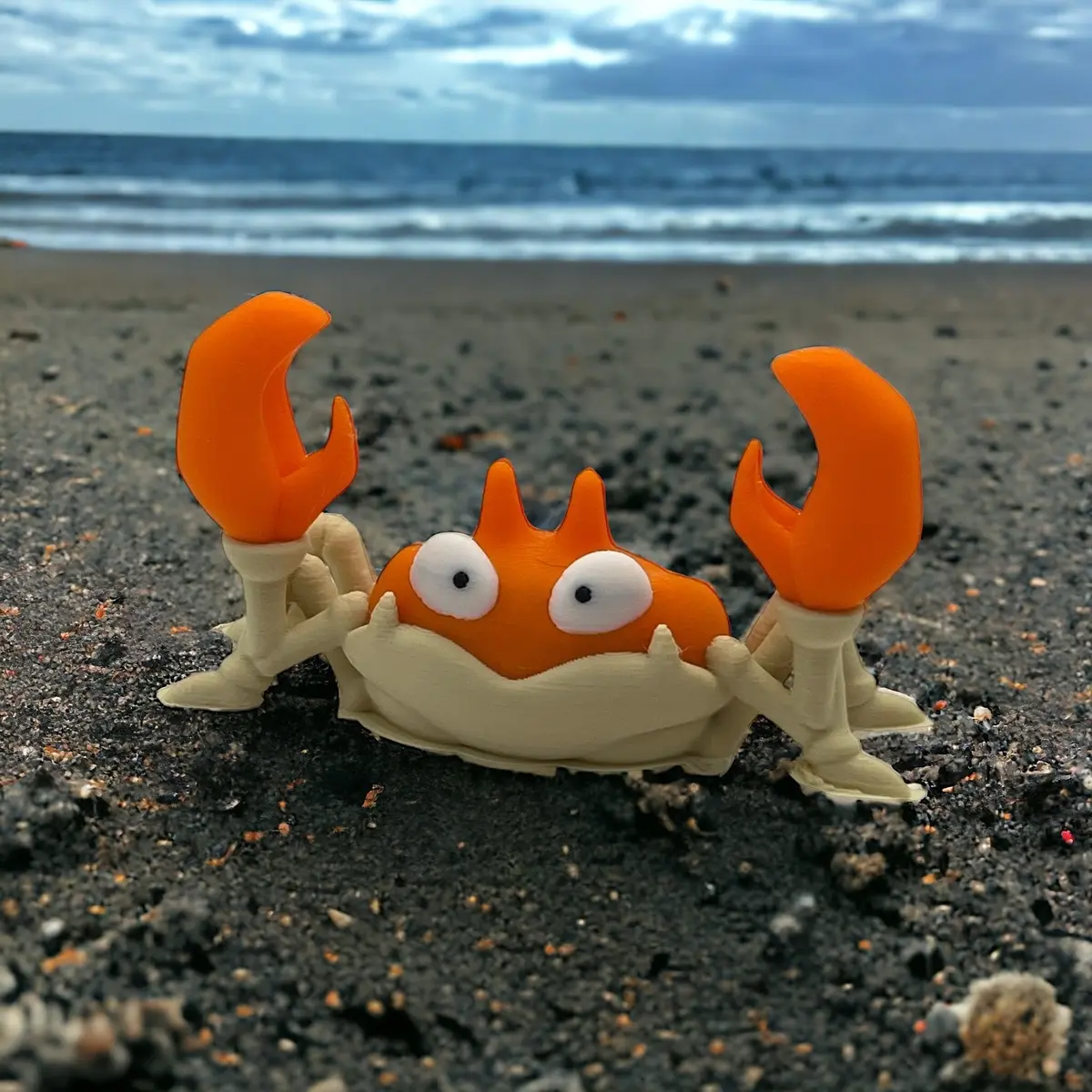 Krabby 3d print model statue Pokemon
