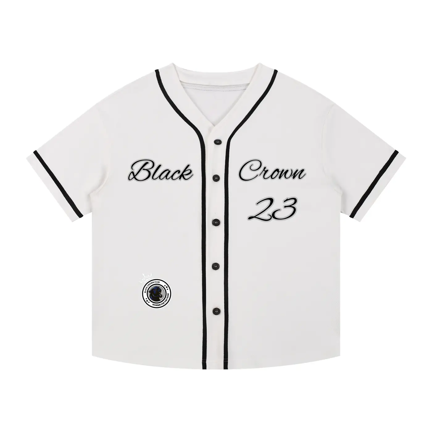 Black Crown Baseball Jersey