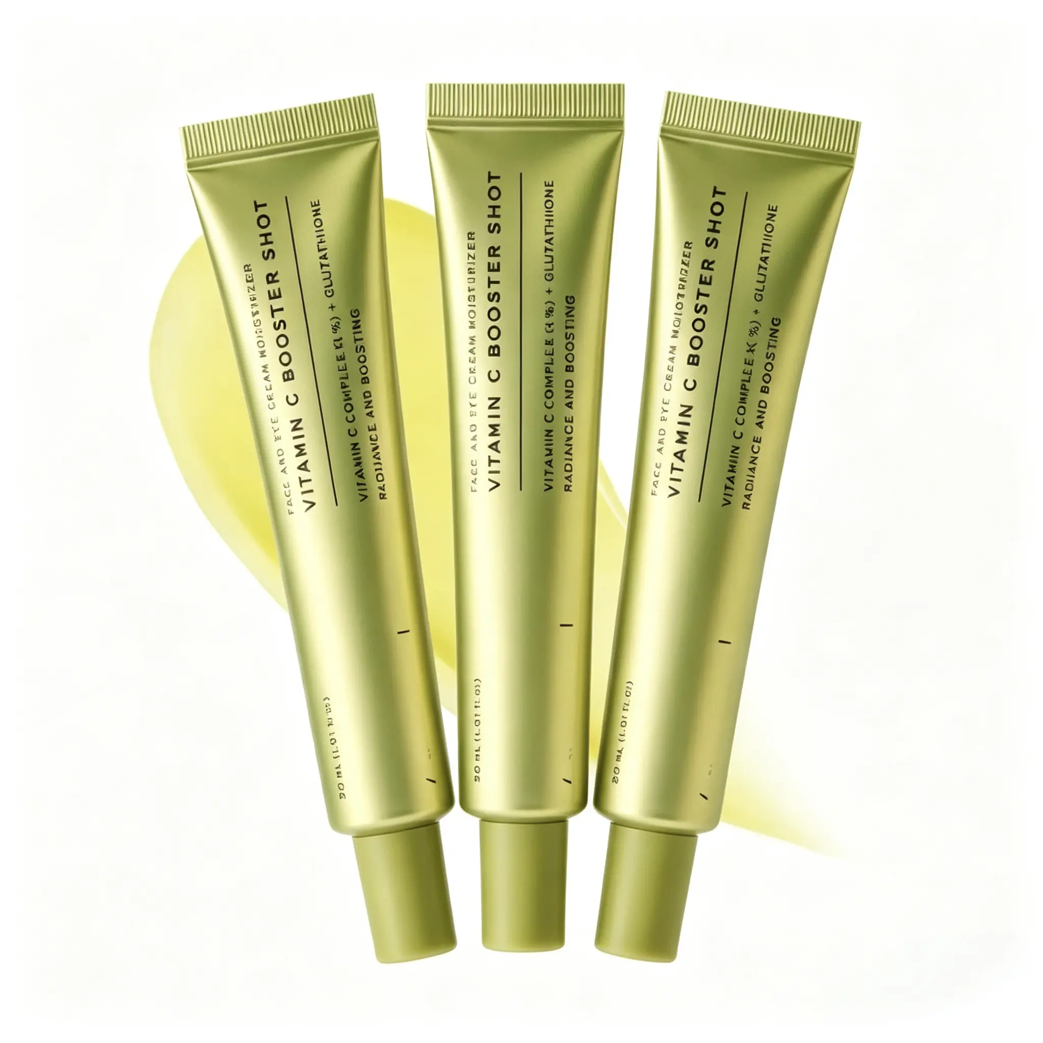 Multiple‑count pack -Arencia Vitamin C Booster Shot Moisturizer Cream, Brightening Anti-Dullness Face Eye Cream Infused With Glutathione