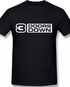 [Sale up to 30%] + [FREE SHIP] Sale Up To 50% -Hot New 3 Doors Down Band Black T-shirt Unisex Tee All Sizes S-5xl Ta4514