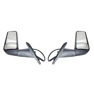 TORQUE Door Mirror Pair Set Replacement for 2018 2019 2020 2021 2022 2023 Freightliner Cascadia Semi Trucks Driver Left Side LHD Passenger Right Side RHD (TR438-L, TR438-R)