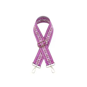 Diamond Guitar Strap- Hot Pink