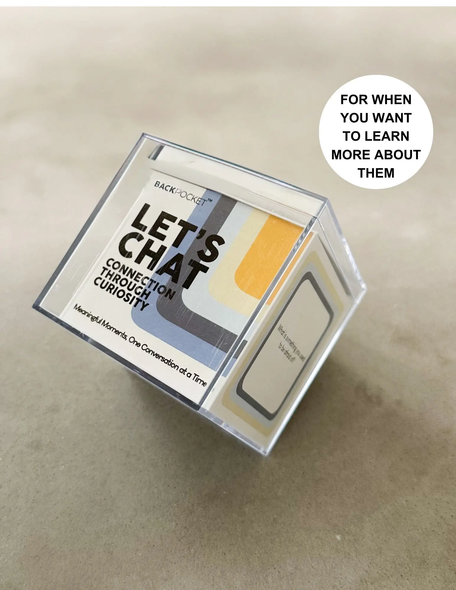 LET’S CHAT | Cards to Start Conversations