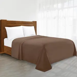 Brown Queen Size 6pc Bamboo Sheet Set Organic Egyptian Touch 2500 Series with 4 Pillow Cases
