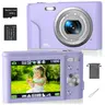 Auto Focus Digital Camera, 1 Count Full HD 1080P/48MP Mini with 32G Memory Card, Ff (F/3.2, f=7.36mm), 16x Zoom for Teenagers Beginners, Mini High Definition Camera, Electronic Portable Camera, Digital Camera For Teens