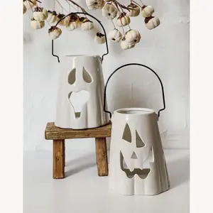 Ceramic Ghost Lanterns