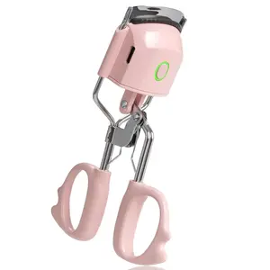 Heated Eyelash Curler Fast Heat up Within 15s, Electric Eyelash Curlers with 2 Temperature Modes for 24H Long-Lasting Eyelash Curls, Type-C Rechargeable Lash Curler, Quick Natural Curling Eye Lashes
