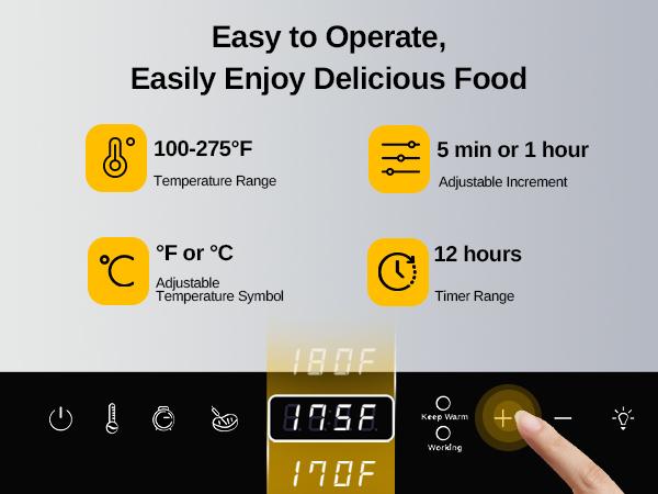 EAST OAK 30" Digital Electric Smoker, Outdoor Smoker with Glass Door and Meat Thermometer, 725 Sq Inches of Cooking with Remote, 4 Detachable Racks Smoker Grill for Party, Home BBQ, Night Blue