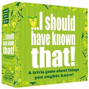 I Should Have Known That! - Board Game Card Game for Party or Dinner with Friends and Family