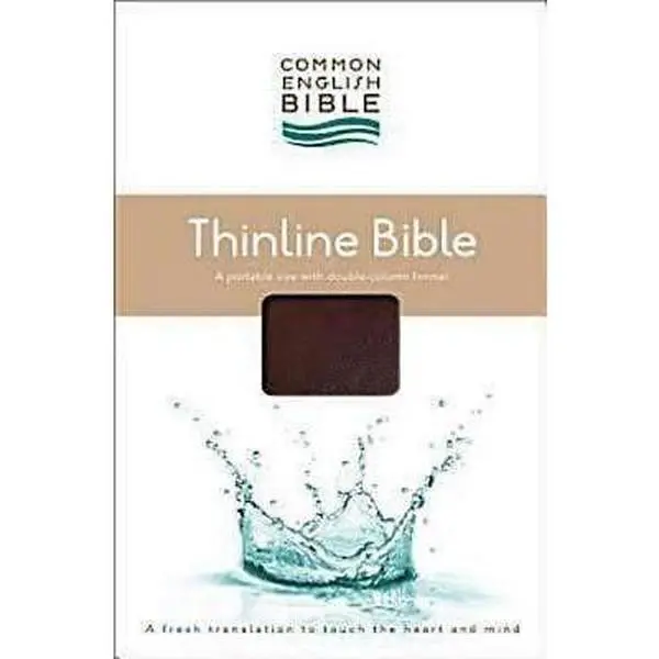 USED-CEB Common English Thinline Bible, Bonded EcoLeather Burgundy by Common English Bible (Unknown)