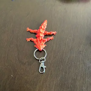 Axolotl keychain